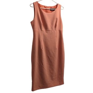 Black Label Evan Picone Peach A Line Dress 4